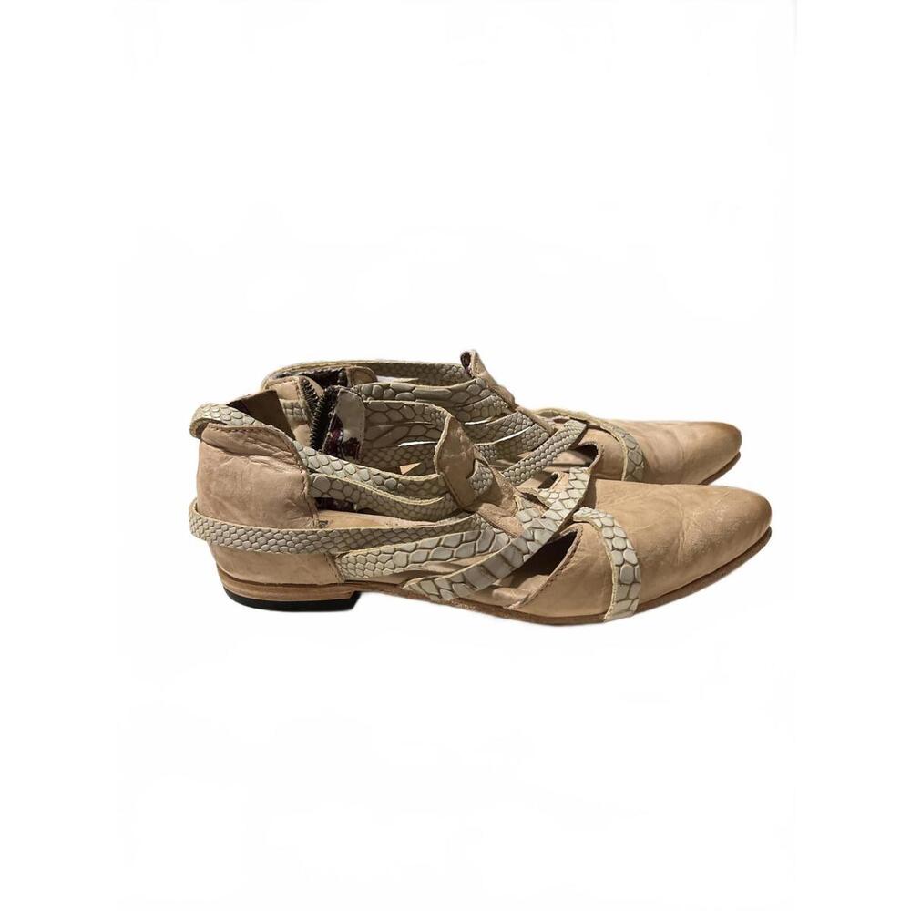 FREEBIRD By Steven Emory Leather Boots Flats 9 Rustic - Picture 4 of 12